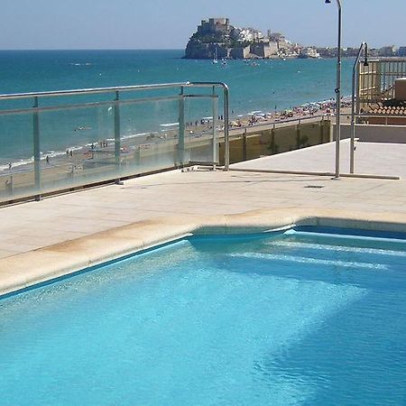 Apartamento Con Aire Acondicionado En 1ª Linea De Playa Edificio Moli De Vent เพนิสโคลา ภายนอก รูปภาพ