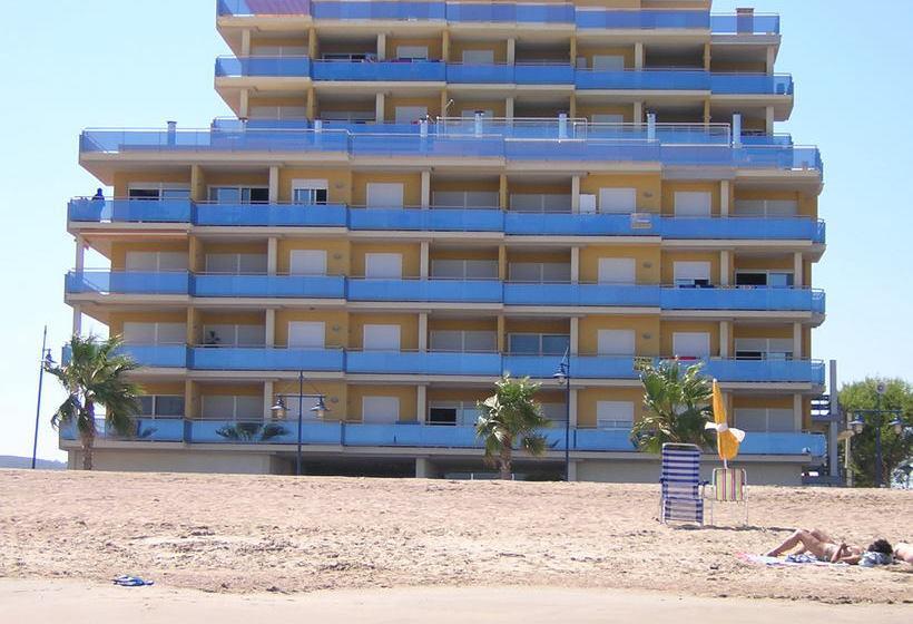 Apartamento Con Aire Acondicionado En 1ª Linea De Playa Edificio Moli De Vent เพนิสโคลา ภายนอก รูปภาพ